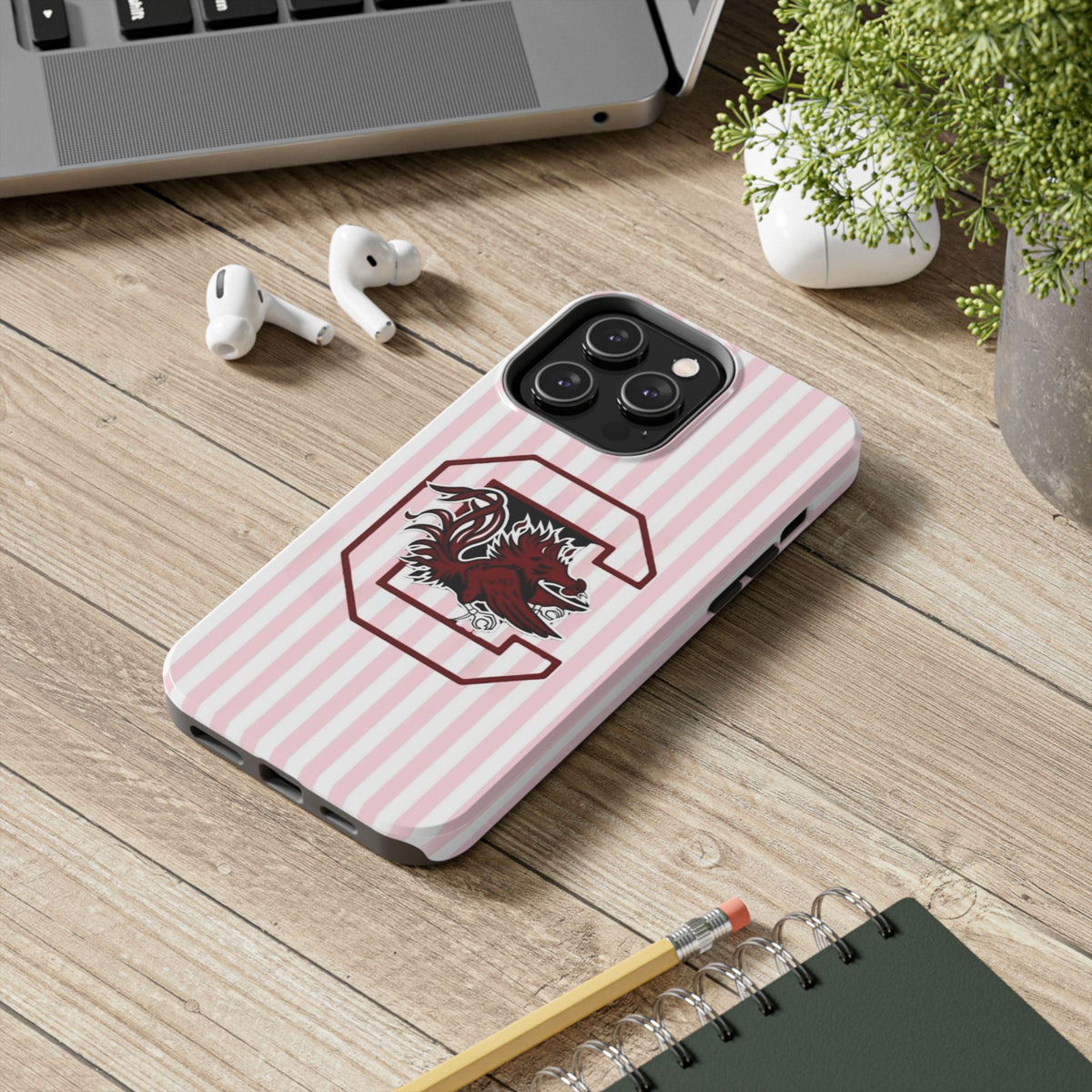 South Carolina Gamecocks Pink Stripes